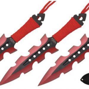 Throwing Knives Red
