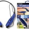 Magnetic Wrap Around BT Earbuds Blue