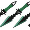 Throwing Knives Green