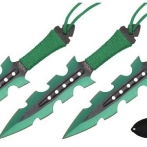 Throwing Knives Green
