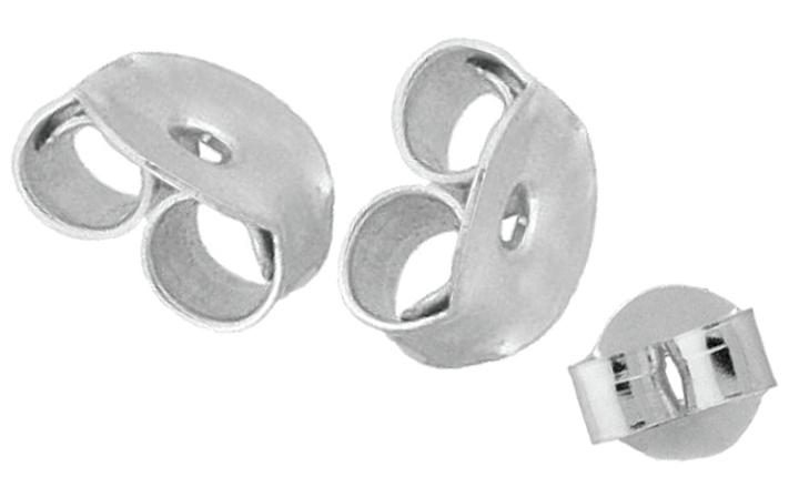 Small Silver Ear Nuts