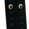 Multi-pair Earring Stand 12Pr Blk velvet