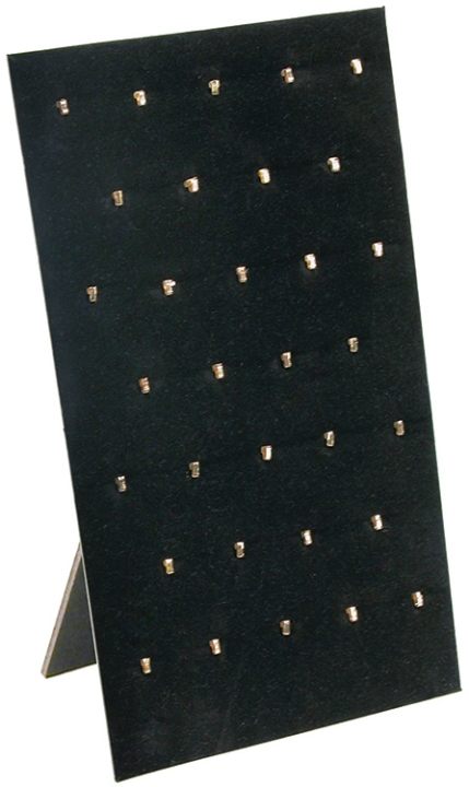32 Hook Pendant pad w/easel-black velvet