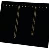 Chain pad w/Easel 15 Hook Black velvet