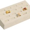 RING 18 Slot tray - natural linen beige