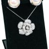 Large Earring Display - black velvet