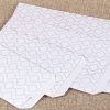 Paper Bags Silver Trellis 6 x 9in 1000Pk