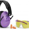 Womens Combo Purple Muff & Eyewear