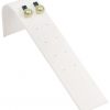 Multi-pair Earring Ramp 5Pr WhiteFaux
