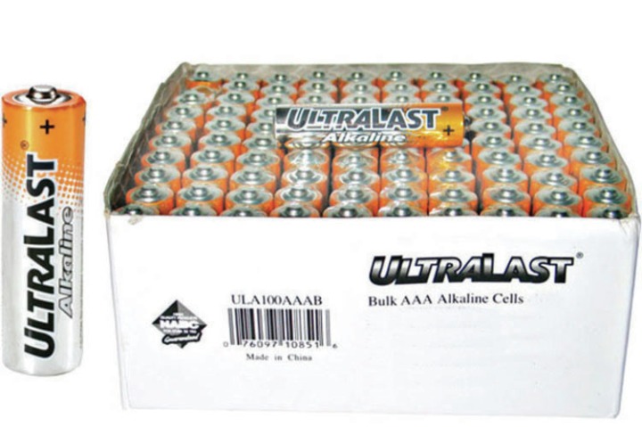 Ultralast AAA Alkaline Bulk Pack 40pc