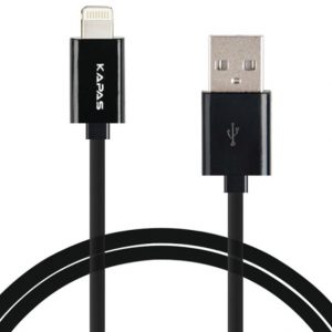 KAPAS 3 ft  Lightning Cable Black