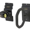 Locking Firearm Disp 3in Slatwall Blk