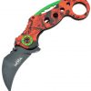 Karambit Tactical Assist Knife 5 Orange