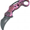 Karambit Tactical Assist Knife 5 Pink