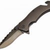 Titanium Spring Assisted Rescue Knife8Bk