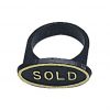 Sold Ring Tag 50pcs/Pack 7/8 x 3/4in Dia