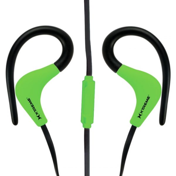 Sport Active In-Ear Earbuds Black Green