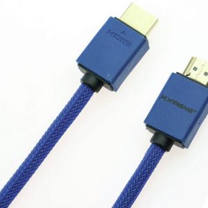 12ft High Speed Mesh HDMI 2.0 Cable Blck