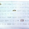 46 Slot Ring Tray Display  White