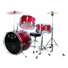 Gp 3 Pc Deluxe Jr Drumset Metallic Red
