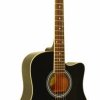 Kona Dreadnought Ca Acou Guit Gloss Bk