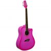 Kona Dreadnought Ca Acou Guit Pink Brst