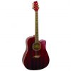 Kona Dreadnought Ca Acou Guit Trans Red
