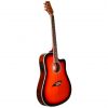Kona Drd Ca Thin Body Acou/Ele Sunbrst
