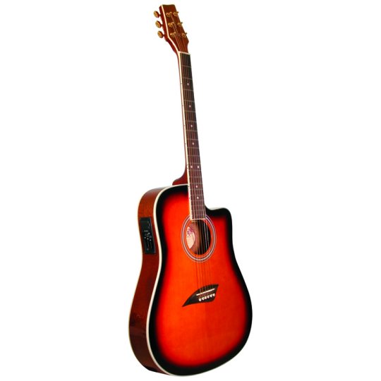 Kona Drd Ca Thin Body Acou/Ele Sunbrst