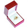 Red Leatherette Ring Box