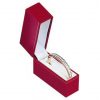 Red Leatherette Bangle Box