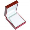 Red Leatherette Earring Pendant Box