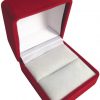 Red Velour Single Ring Box Ea. (636RB)
