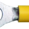 Ring Tongue 1/4in Yellow 10 -12 AWG