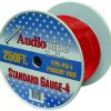 APipe 250ft Roll 4 ga Red  Power Wire