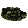 1 Ea=Bag Of 100 Pcs Blk/Gold Sold Tabs