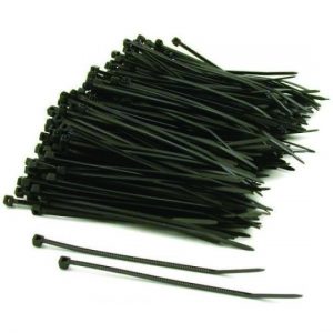 Nylon Cable Ties 8in 50Lbs. Blk (100Pk.)