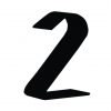 S Shaped Earring Display 3.25 Tall Black