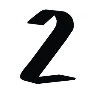 S Shaped Earring Display 3.25 Tall Black