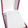 Red Velour Pendant Box (612)White Insert