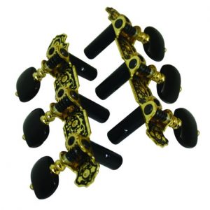 Classical Guitar Tuners Ebonite Buttons