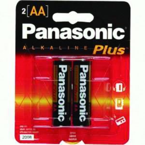 Panasonic Alkaline 2 Pack AA Batteries