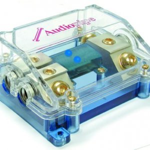 AudioPipe 2 Position ANL Fuse Block W/Led (CQ3422PBLUE)
