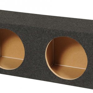 2hole 12in Heavy Duty Sealed Box 1in MDF (QP-HD212)