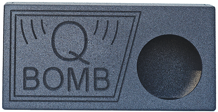(1) Single 10 Ported Truck Style PntdBlk (QP-QBTRUCK110VENT)