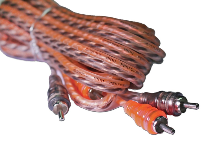 Elite Audio 20ft RCA Cable Orange/blk (EARCA20OB)