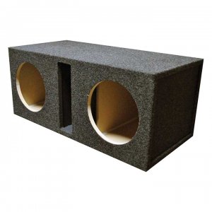 EMPTY WOOFER ENCLOSURE OBCON DUAL 12" SLOT VENTED;MDF 328.12