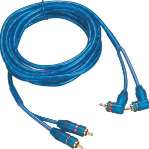 6 ft RCA 2 Channel Twisted Pair Audio Cable W/ Aluminum Shield, Gold Plated RCA Connector (GTP6)