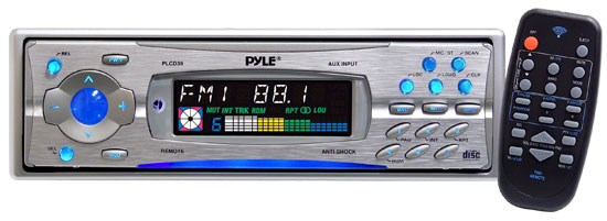 AM/FM Radio CD/CDR/CDR-W Player w/Die-Cast Aluminum Flip-Down Detachable Face (RBPLCD39)