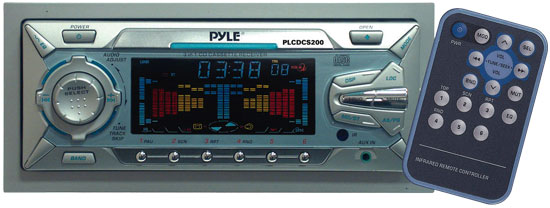 1 1/2 Din AM/FM-MPX Cassette & CD Player w/Flip Down Face w/MP3 Player (RBPLCDCS2200MP)